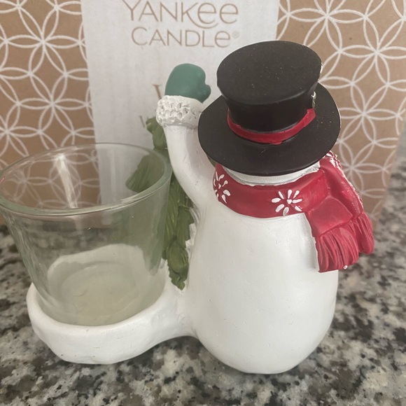 Yankee Candle Snowman Candle Holder - Picture 3 of 3